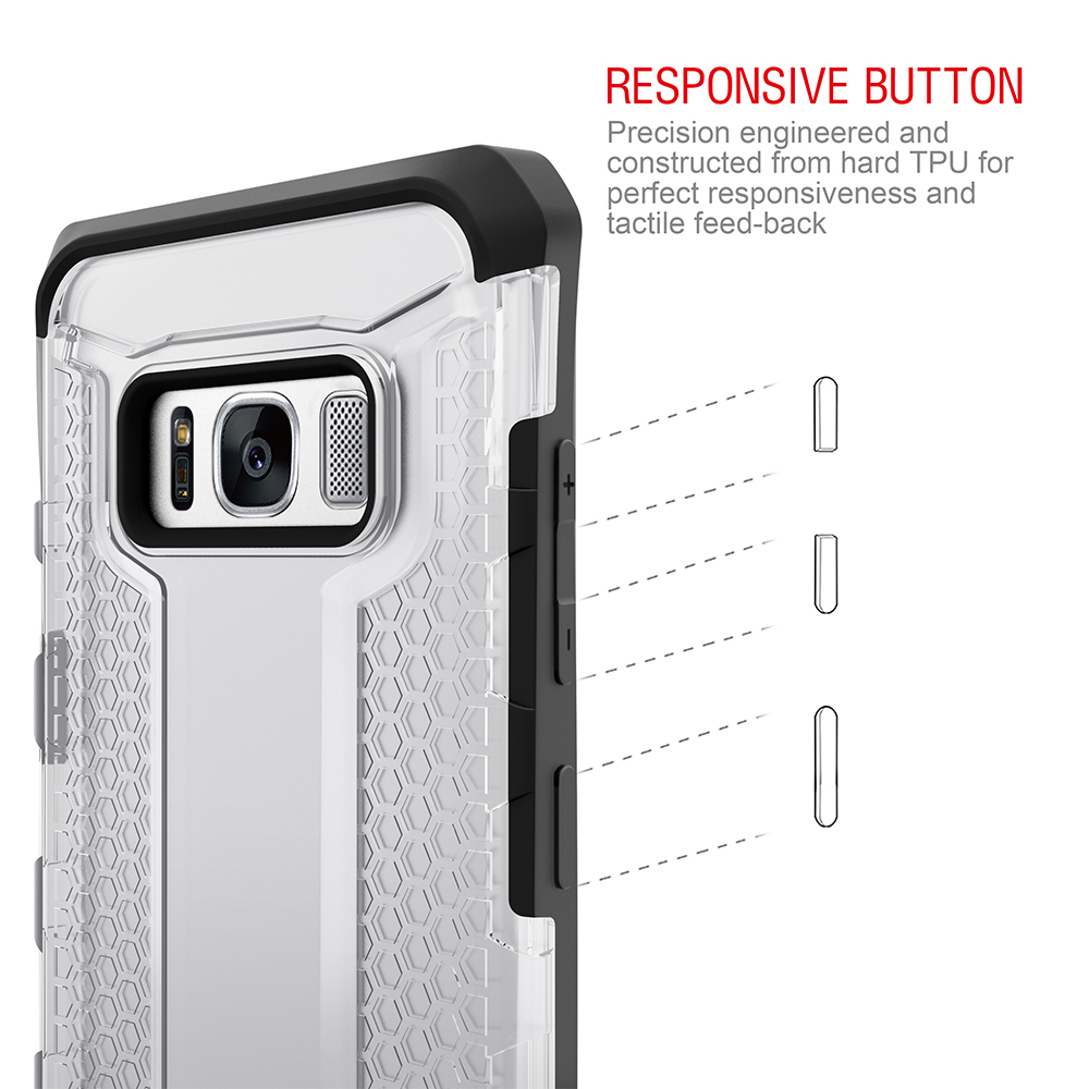 ItSkins Itskins Octane Skal till Samsung Galaxy S8 - Clear