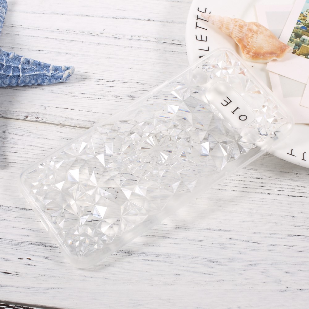 OEM SULADA 3D Diamond Pattern Mobilskal Samsung Galaxy S8 - Transparent