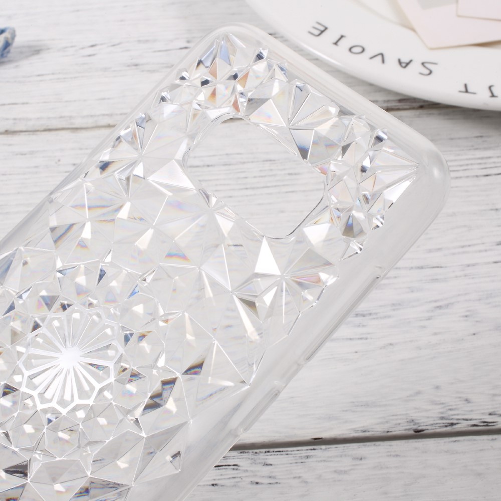 OEM SULADA 3D Diamond Pattern Mobilskal Samsung Galaxy S8 - Transparent