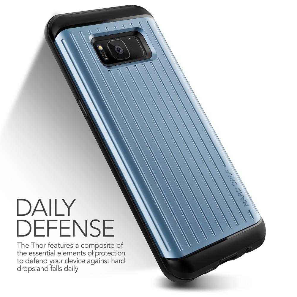 VERUS Verus Waved Hard Drop Skal till Samsung Galaxy S8 - Blå