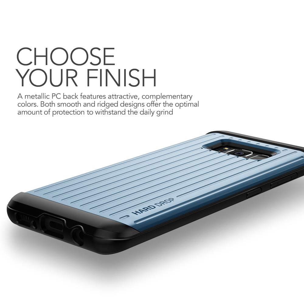 VERUS Verus Waved Hard Drop Skal till Samsung Galaxy S8 - Blå