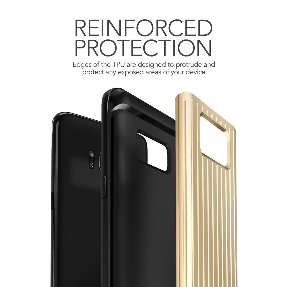 VERUS Verus Waved Hard Drop Skal till Samsung Galaxy S8 - Gold