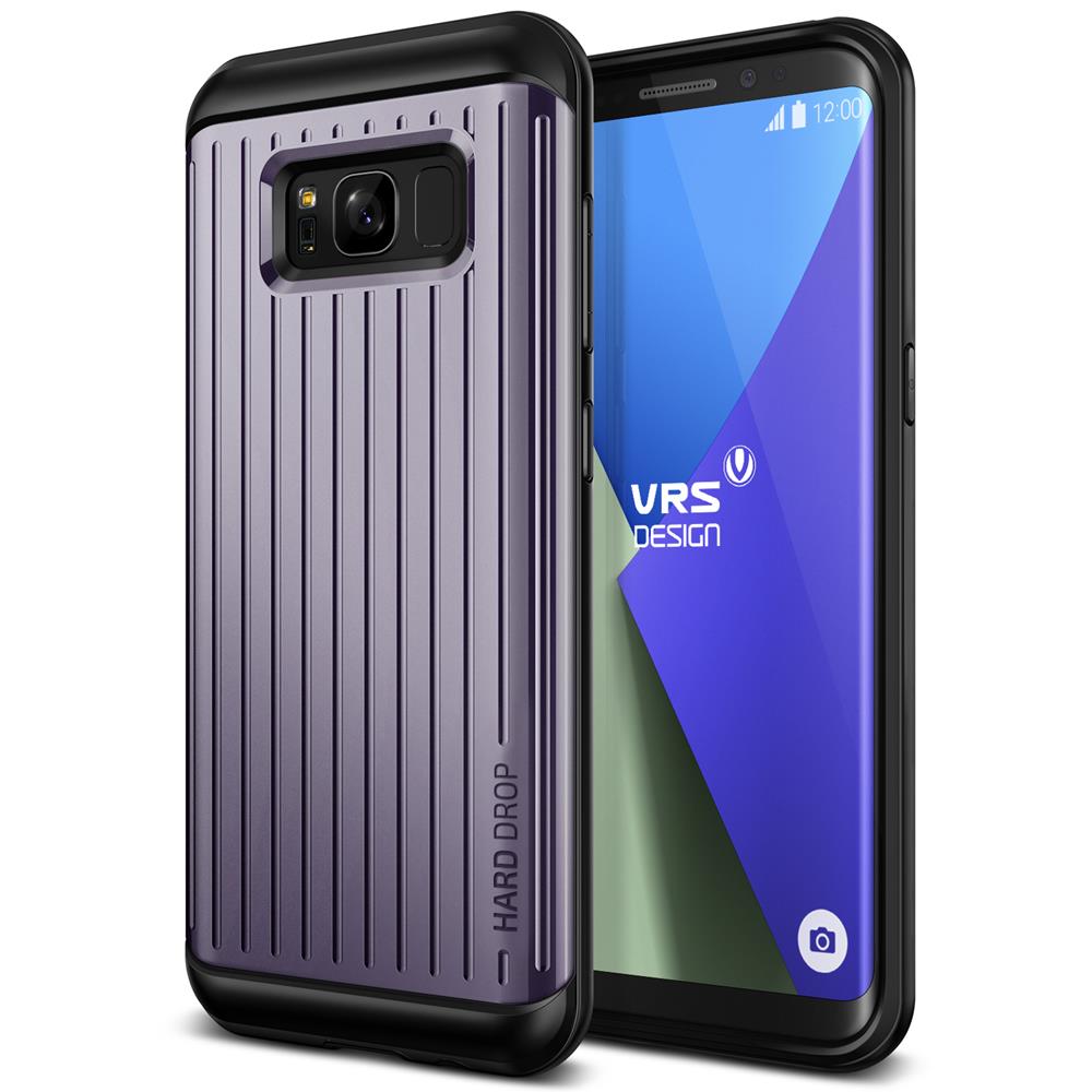 VERUS Verus Waved Hard Drop Skal till Samsung Galaxy S8 - Orchid Grey