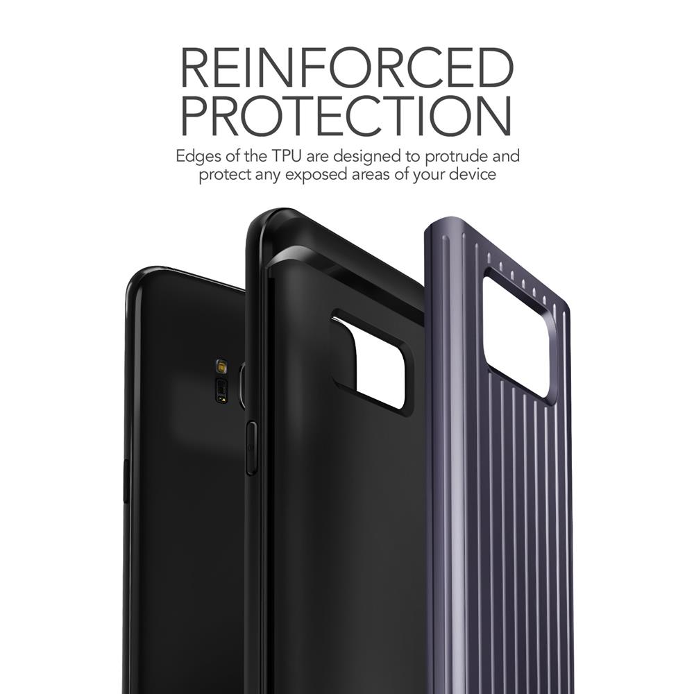 VERUS Verus Waved Hard Drop Skal till Samsung Galaxy S8 - Orchid Grey