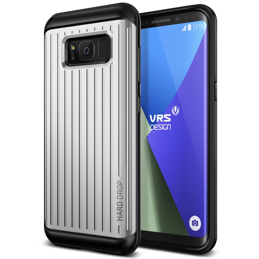VERUS Verus Waved Hard Drop Skal till Samsung Galaxy S8 - Silver