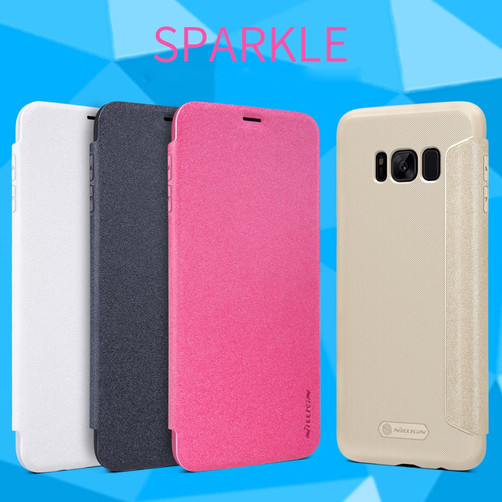 OEM Nillkin Sparkle MobilFodral till Samsung Galaxy S8 Plus - Svart