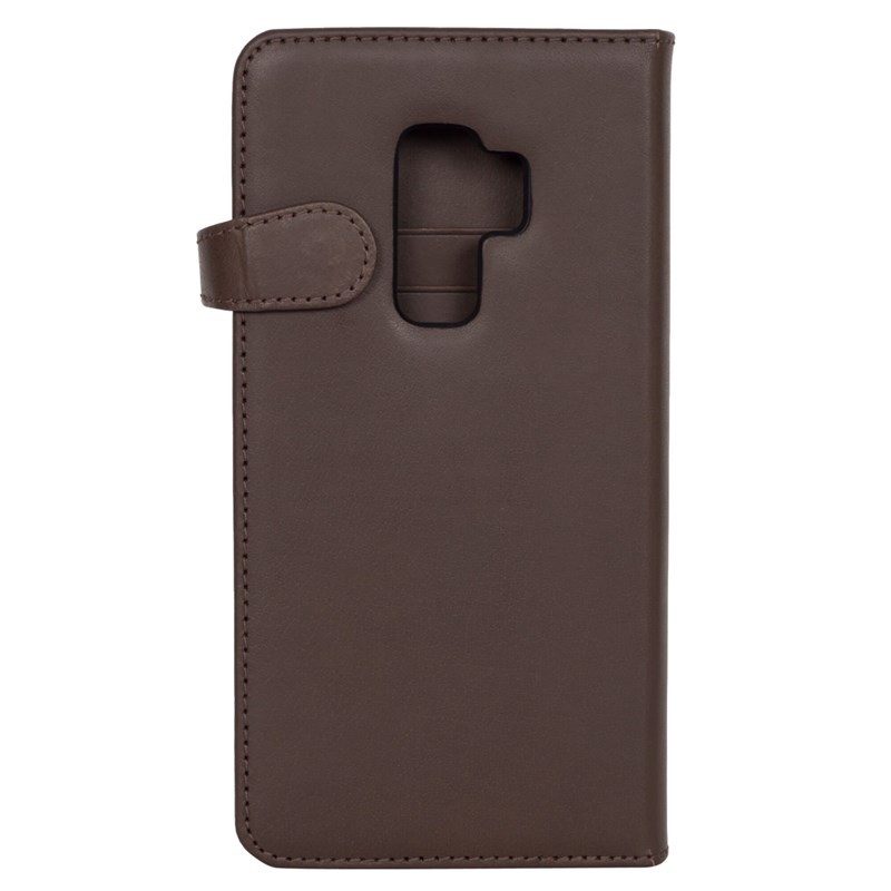 BUFFALO BUFFALO äkta läder Plånboksfodral Samsung Galaxy S9 Plus - Brun
