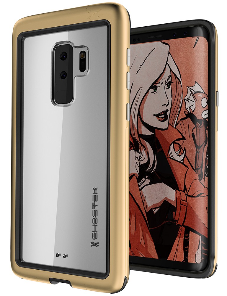 Ghostek Ghostek Atomic Slim Skal till Samsung Galaxy S9 Plus - Gold