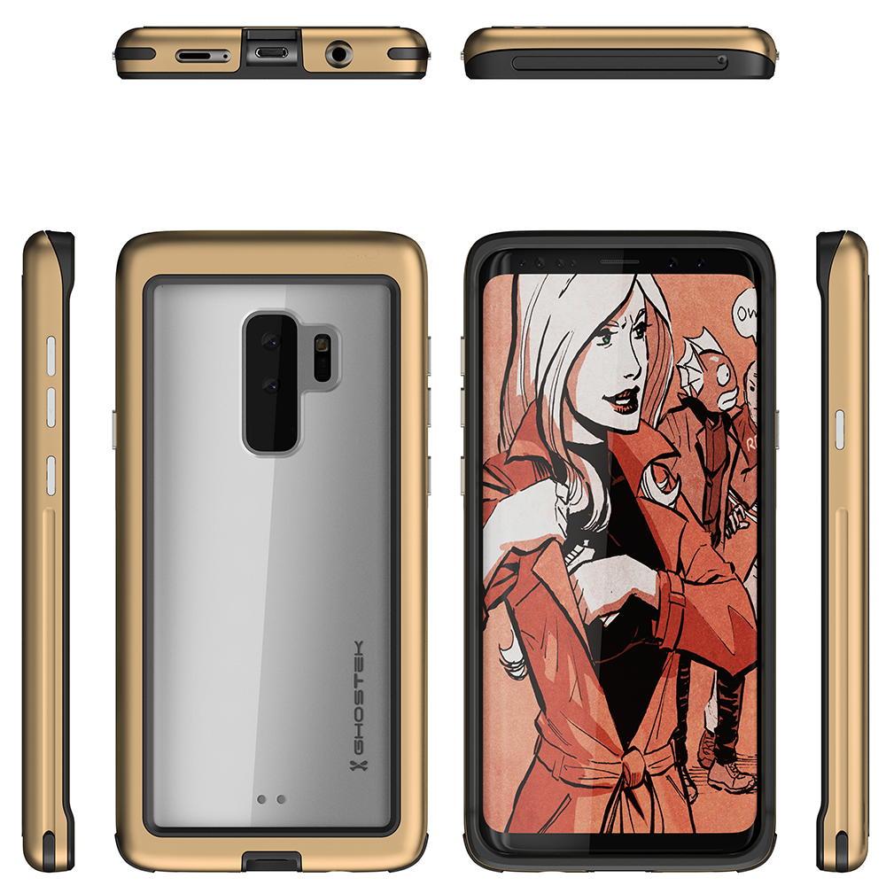 Ghostek Ghostek Atomic Slim Skal till Samsung Galaxy S9 Plus - Gold