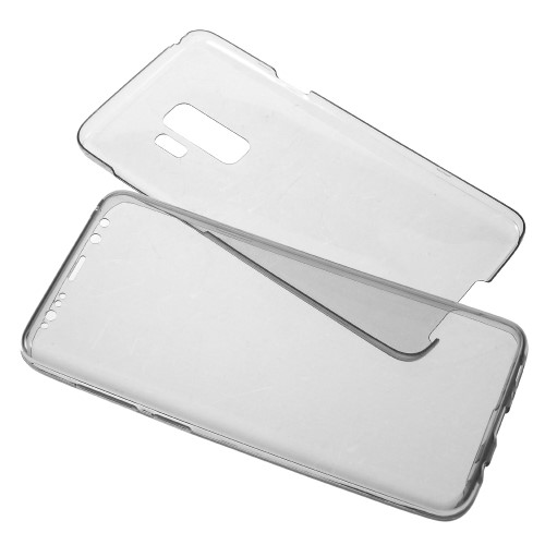 OEM Touchable Front + Back TPU Mobilskal till Galaxy S9 Plus - Grå