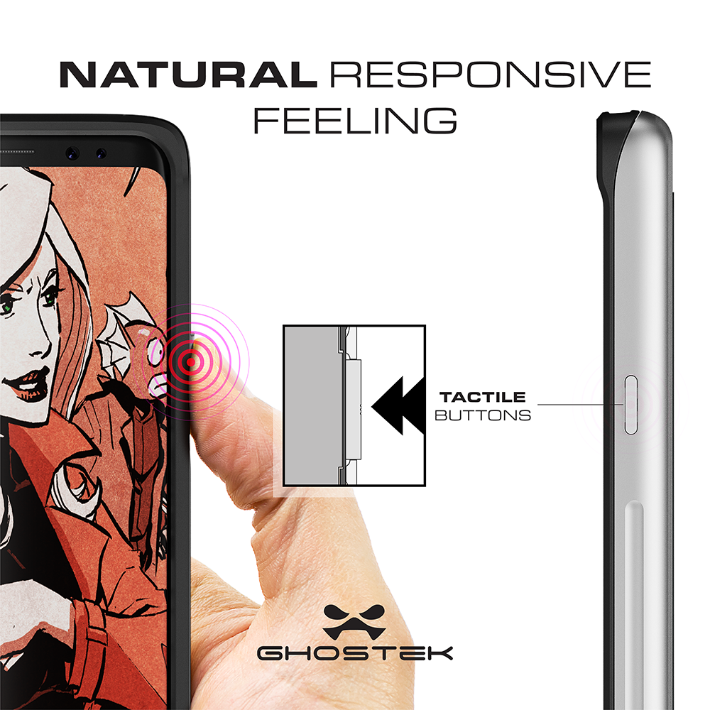 Ghostek Ghostek Atomic Slim Skal till Samsung Galaxy S9 - Svart