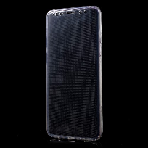 OEM Touchable Front + Back TPU Mobilskal till Galaxy S9 - Clear