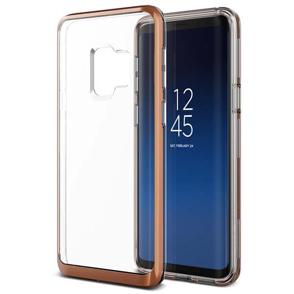 VERUS Verus Crystal Bumper Skal till Samsung Galaxy S9 - Blush Gold