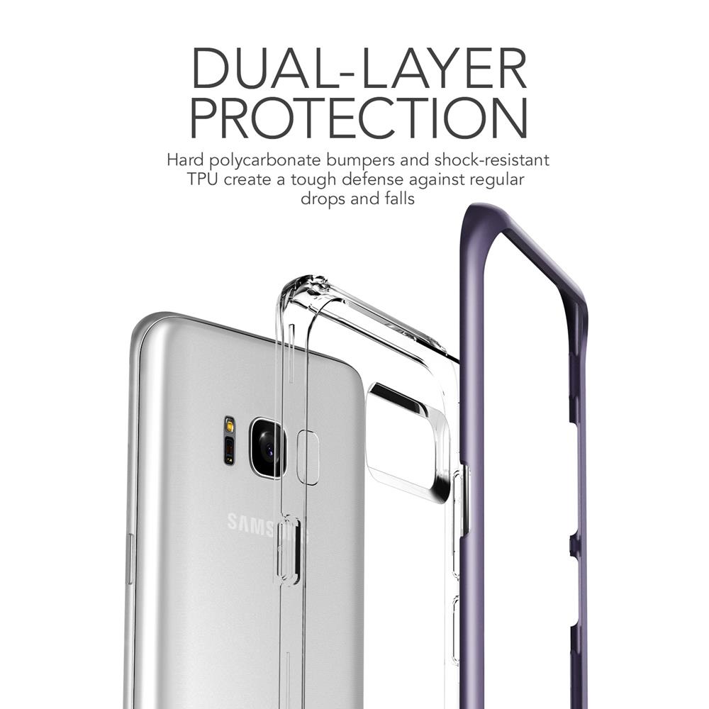 VERUS Verus Crystal Bumper Skal till Samsung Galaxy S8 Plus - Orchid Grey