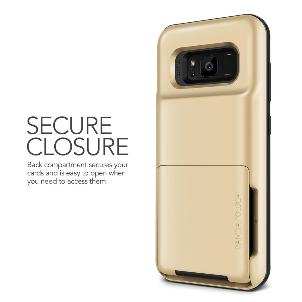VERUS Verus Damda Folder Card Slot Skal till Samsung Galaxy S8 Plus - Gold