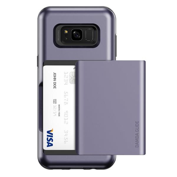 VERUS Verus Damda Glide Card Slot Skal till Samsung Galaxy S8 Plus - Orchid Grey