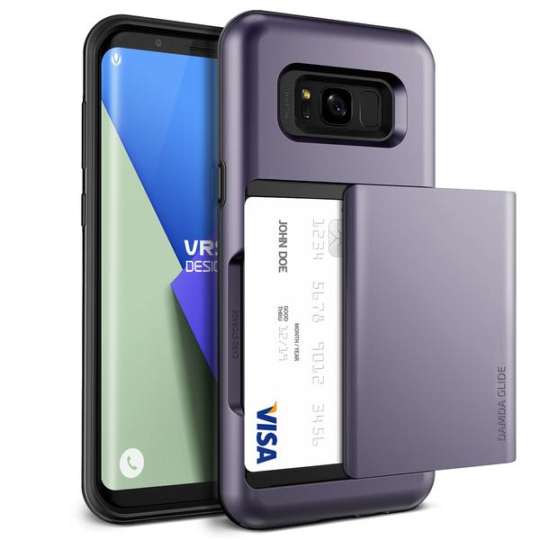 VERUS Verus Damda Glide Card Slot Skal till Samsung Galaxy S8 Plus - Orchid Grey