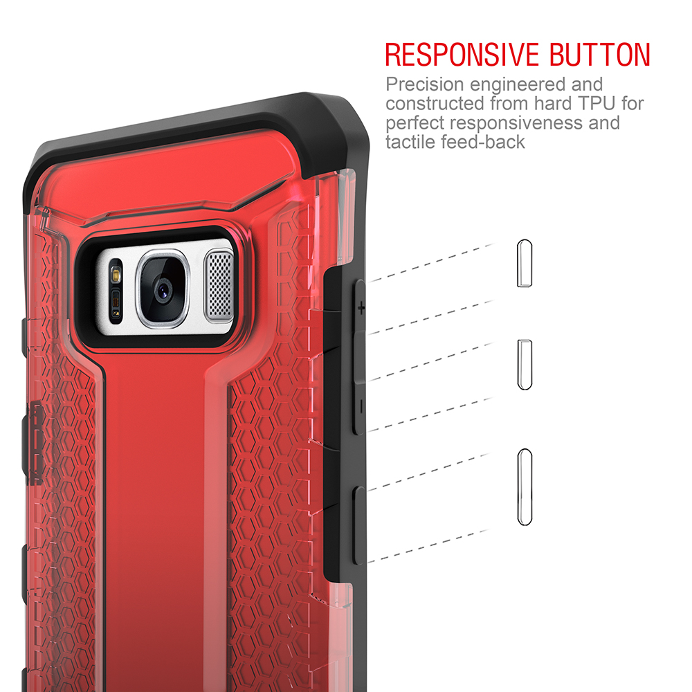 ItSkins Itskins Octane Skal till Samsung Galaxy S8 Plus - Röd