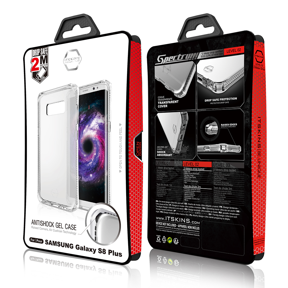 ItSkins Itskins Spectrum Skal till Samsung Galaxy S8 Plus - Clear