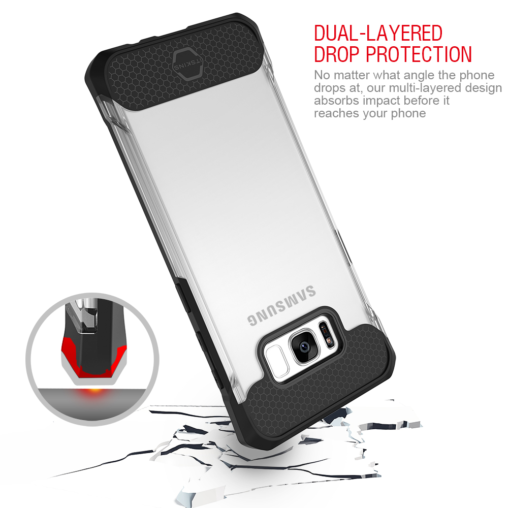 ItSkins Itskins Spina Skal till Samsung Galaxy S8 Plus - Clear