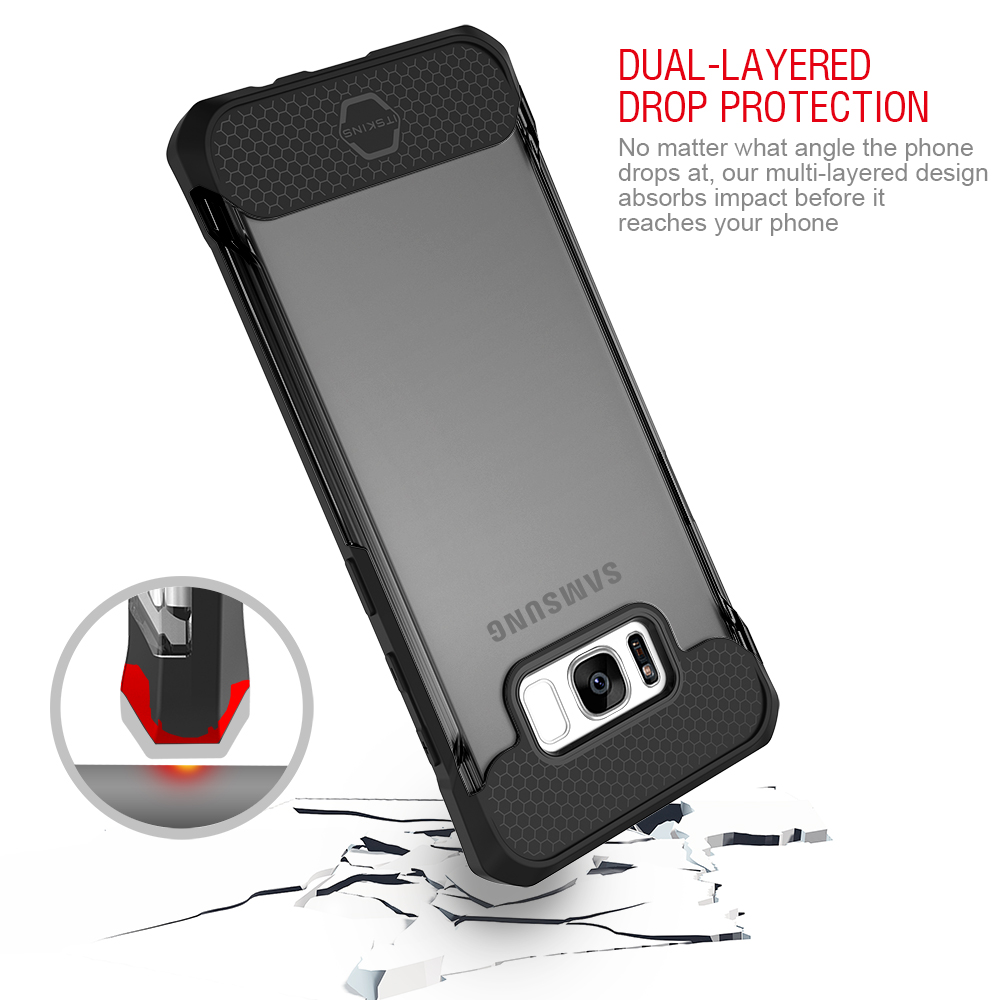 ItSkins Itskins Spina Skal till Samsung Galaxy S8 Plus - Svart