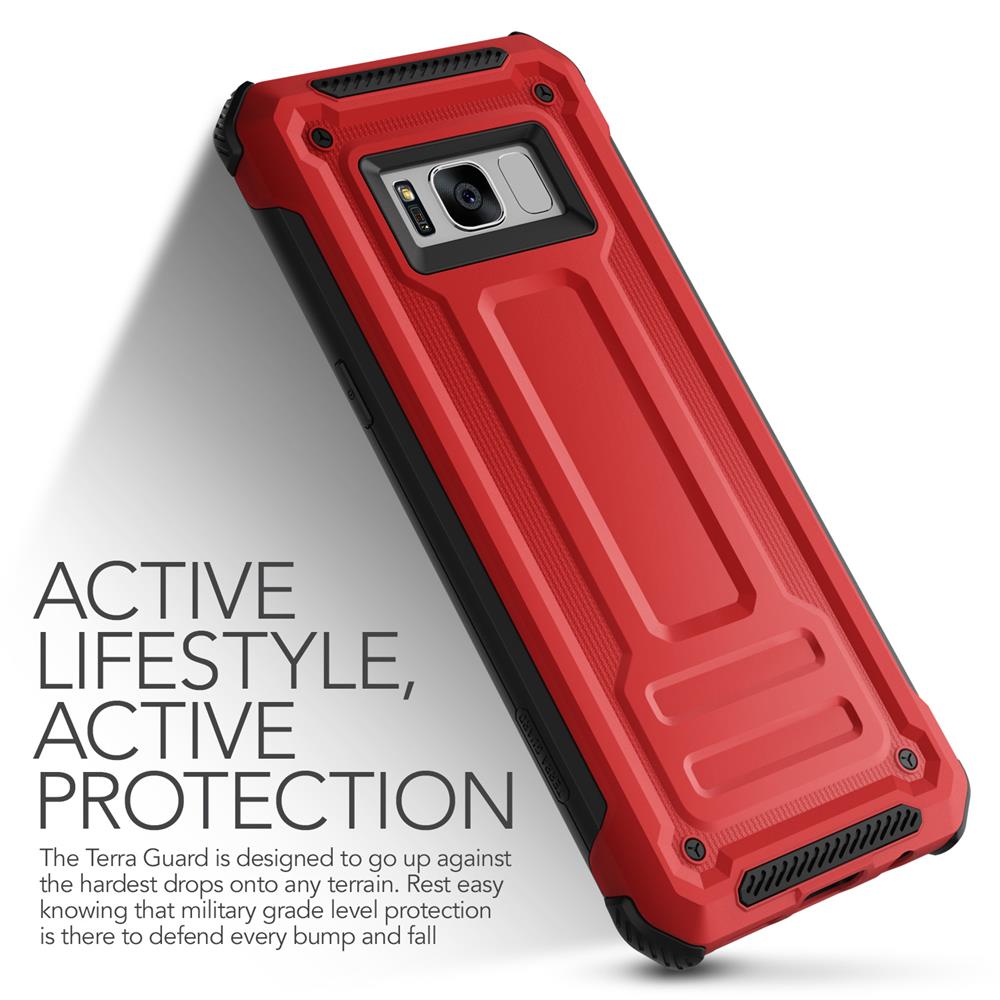 VERUS Verus Terra Guard Skal till Samsung Galaxy S8 Plus - Röd