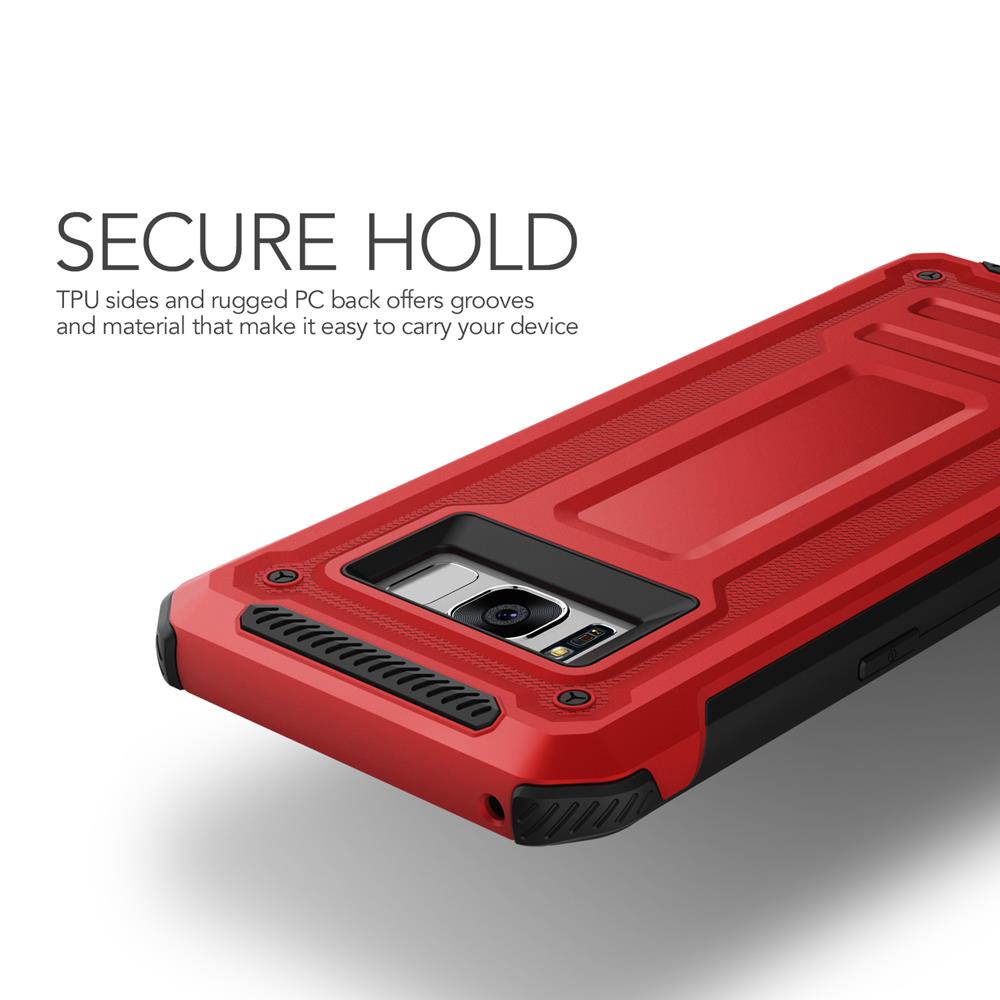 VERUS Verus Terra Guard Skal till Samsung Galaxy S8 Plus - Röd