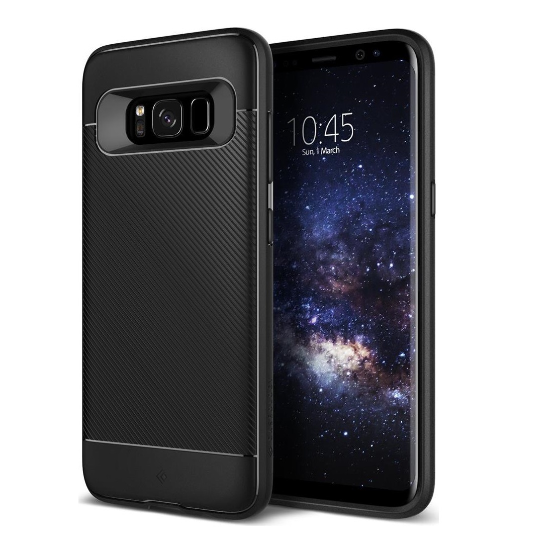 Caseology Caseology Vault II Skal till Samsung Galaxy S8 Plus - Svart