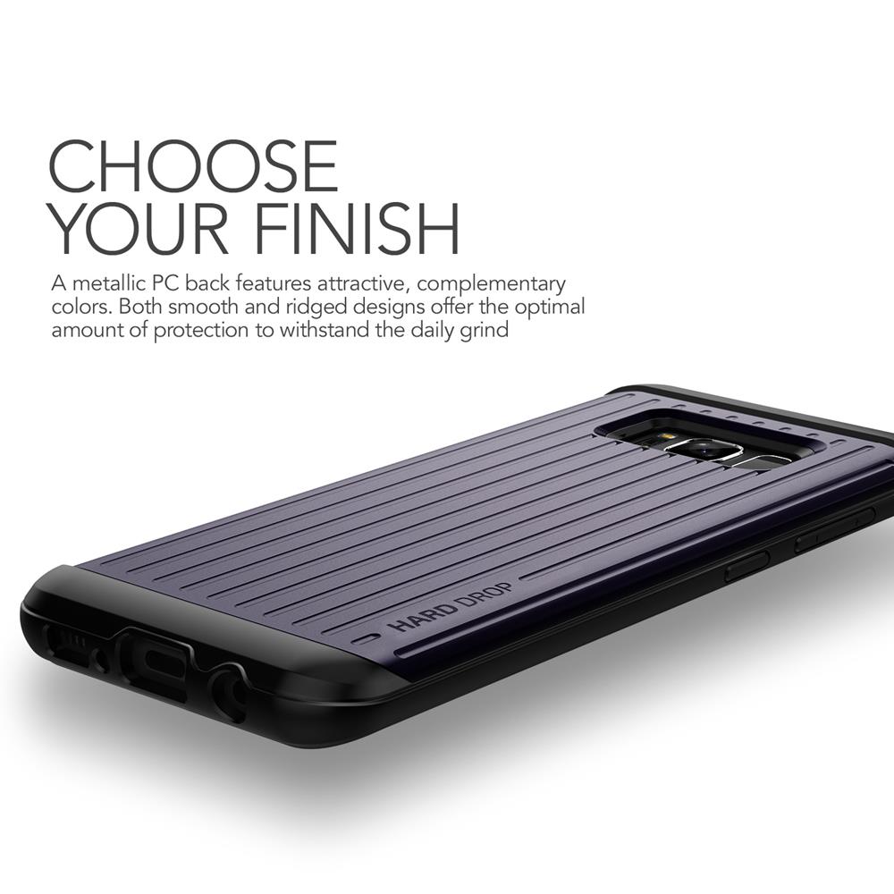 VERUS Verus Waved Hard Drop Skal till Samsung Galaxy S8 Plus - Orchid Grey