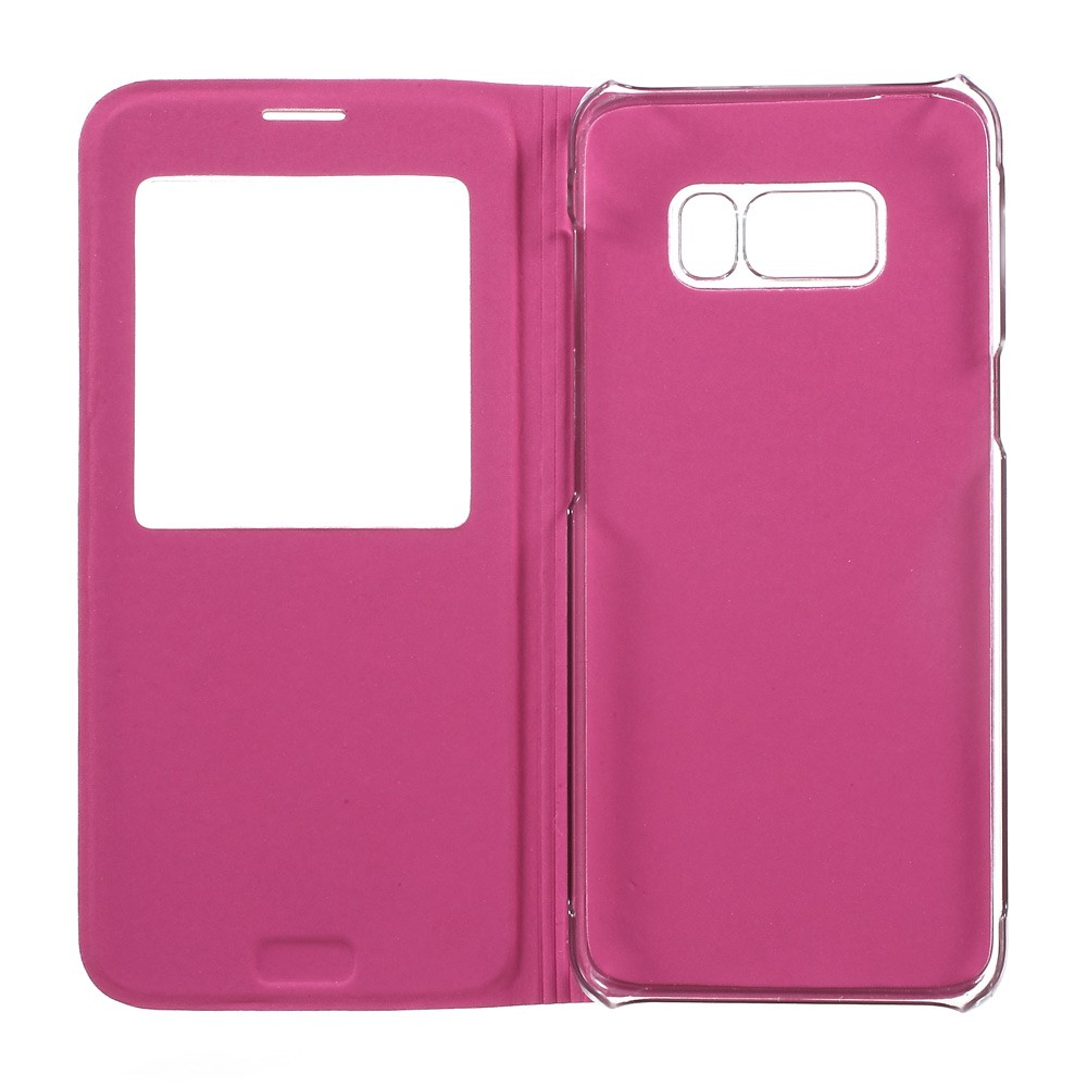 OEM Flip View mobilfodral till Samsung Galaxy S8 Plus - Magenta