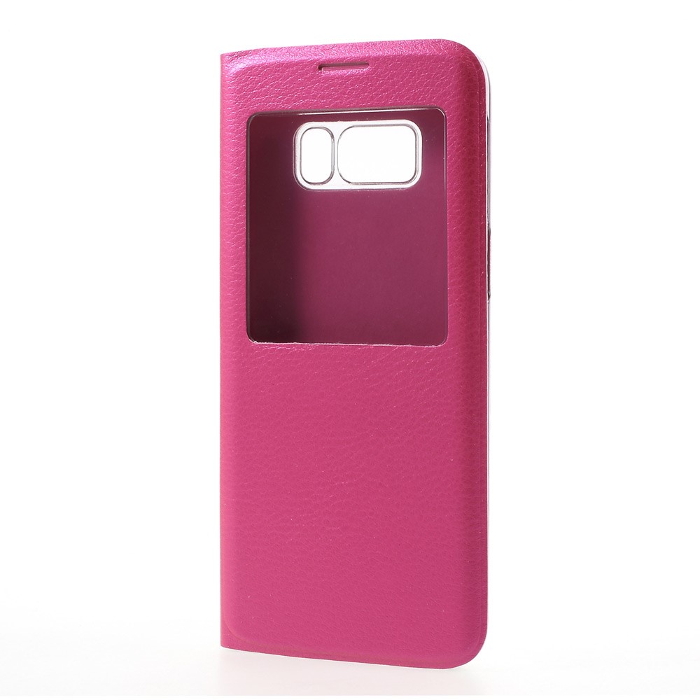 OEM Flip View mobilfodral till Samsung Galaxy S8 Plus - Magenta