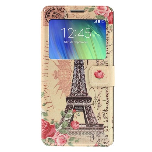 OEM Mobilfodral med Fönster till Samsung Galaxy A7 - Eiffeltornet