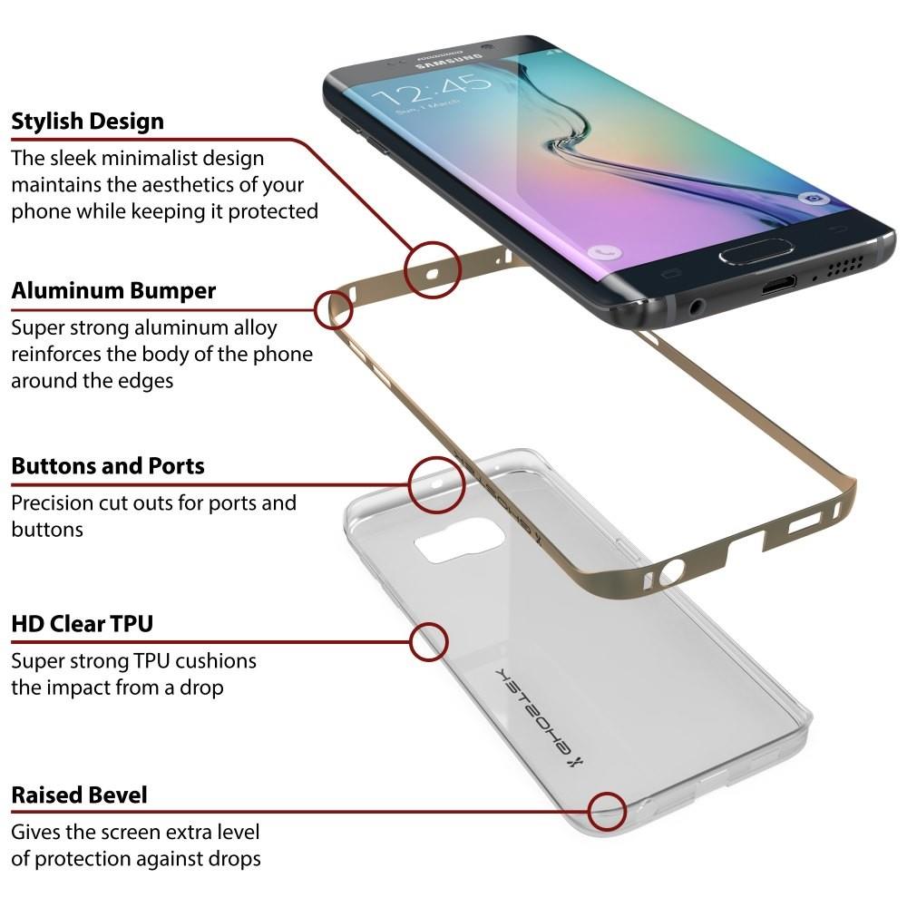 Ghostek Ghostek Cloak Skal till Samsung Galaxy S6 Edge - Gold