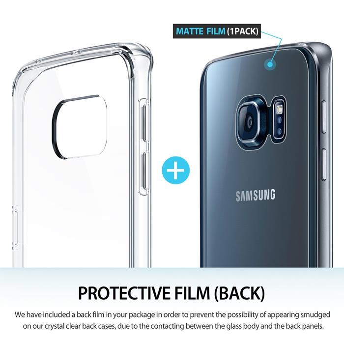 Rearth Ringke Fusion Shock Absorption Skal till Samsung Galaxy S6 Edge - Grå