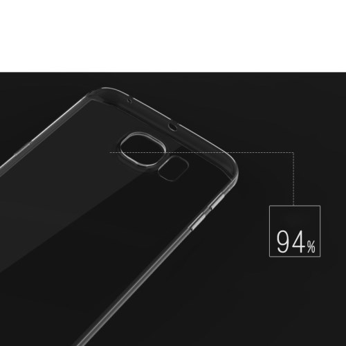 ROCK Rock Ultra Thin 0.7mm Flexiskal till Samsung Galaxy S6 Edge - Transparent