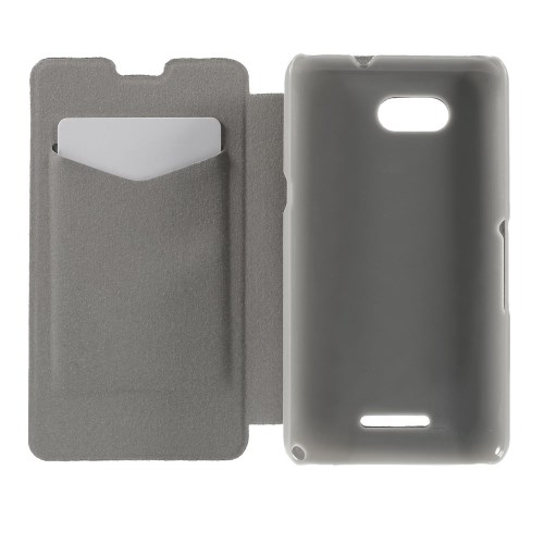 OEM Plånboksfodral till Sony Xperia E4g - Svart