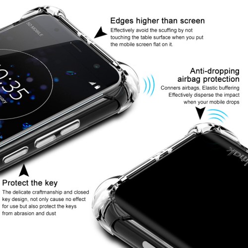 Imak Imak TPU Shell Mobilskal till Sony Xperia XZ3 - Clear