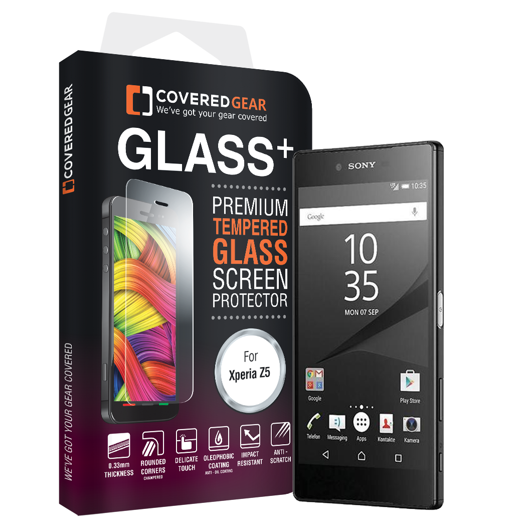 CoveredGear CoveredGear Härdat Glas Skärmskydd till Sony Xperia Z5