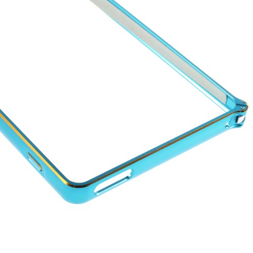 OEM Metal Bumper till Sony Xperia M4 Aqua- Blå
