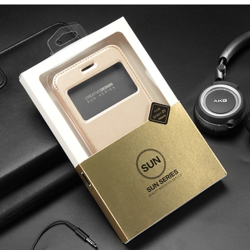 Kalaideng KLD Sun Series View Window fodral till Sony Xperia Z5 Premium - Gold