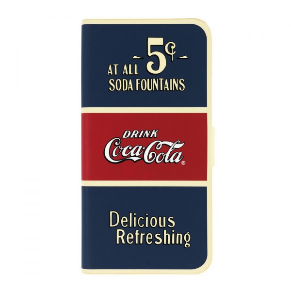 Coca Cola Coca-Cola Booklet till Apple iPhone 6(S) Plus - Old 5 Cents