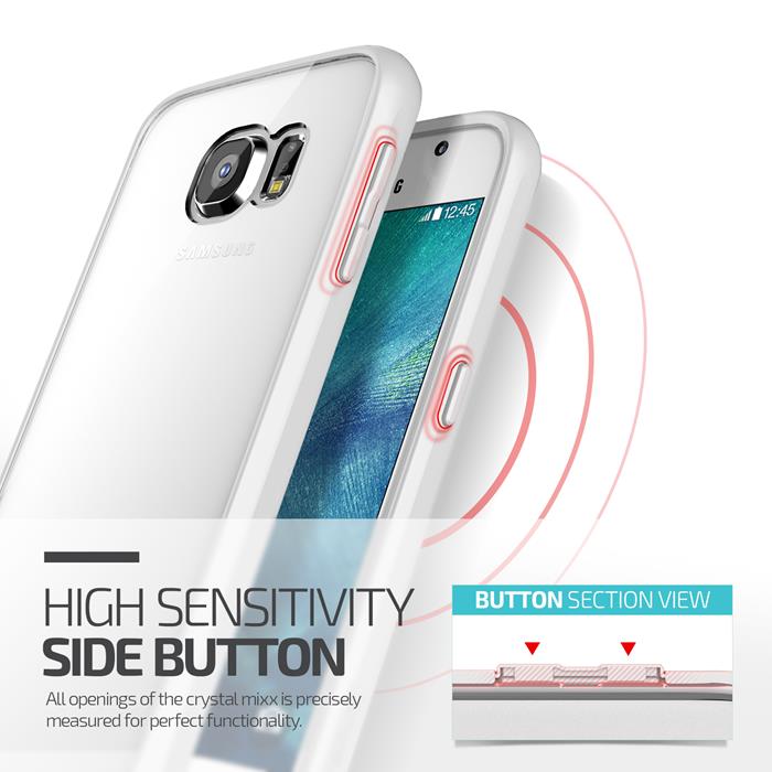 VERUS Verus Crystal Mixx Skal till Samsung Galaxy S6 - Vit
