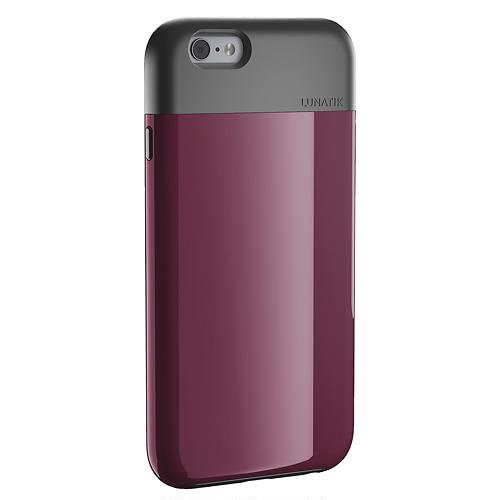 Lunatik Lunatik Flak Skal till Apple iPhone 6 / 6S - Vinröd