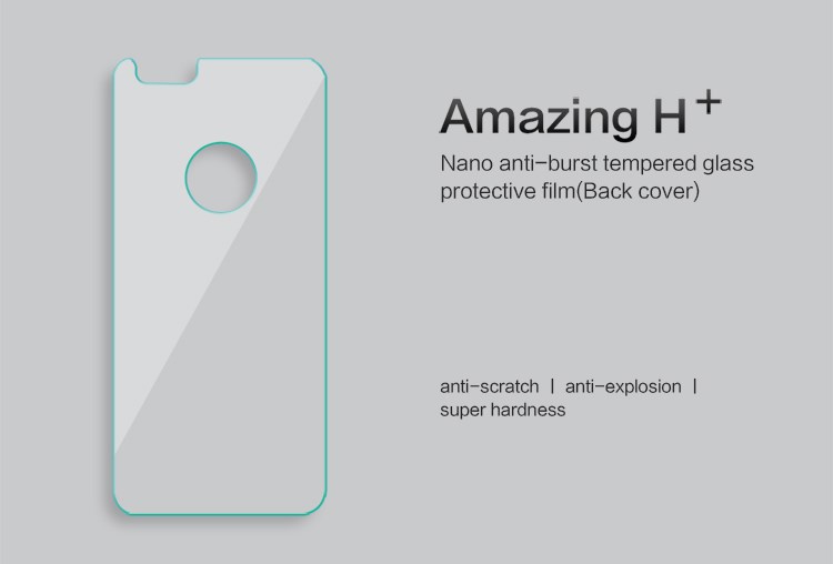 Nillkin Nillkin Härdat Glas Skärmskydd till baksida till iPhone 6/6S