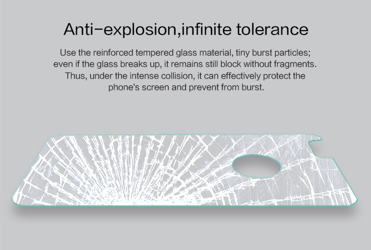 Nillkin Nillkin Härdat Glas Skärmskydd till baksida till iPhone 6/6S