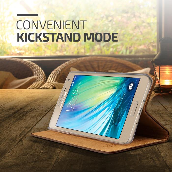 VERUS Verus Crayon Plånboksfodral till Samsung Galaxy A7 - Brun