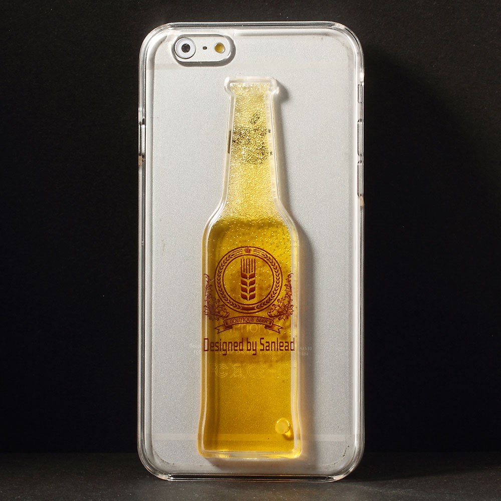 OEM BaksideSkal till Apple iPhone 6 / 6S - Liquid Beer Bottle (Yellow)
