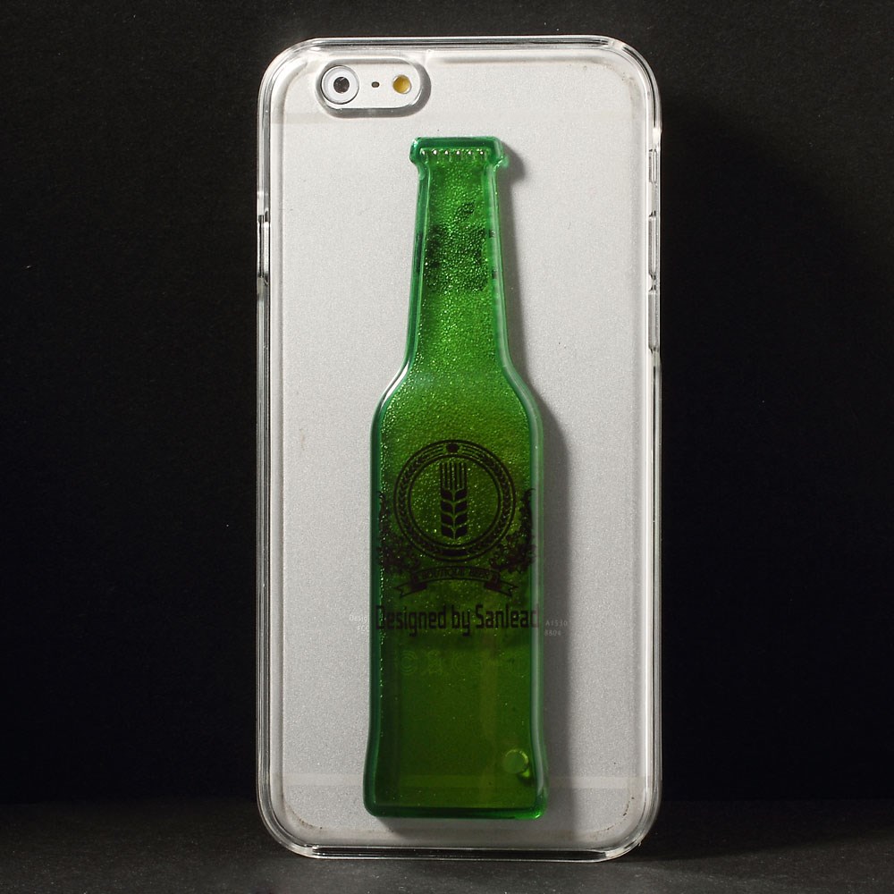 OEM BaksideSkal till Apple iPhone 6 / 6S - Liquid Beer Bottle (Green)