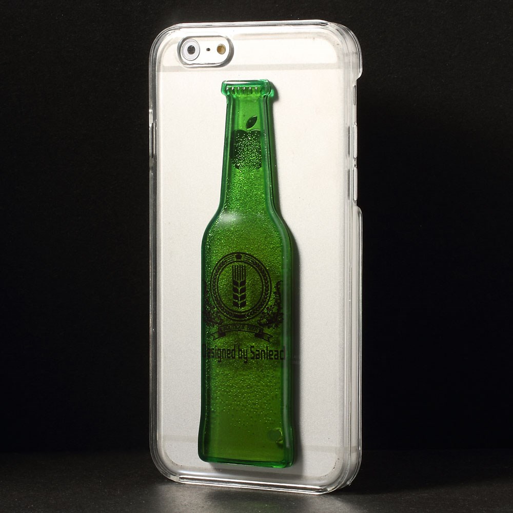 OEM BaksideSkal till Apple iPhone 6 / 6S - Liquid Beer Bottle (Green)