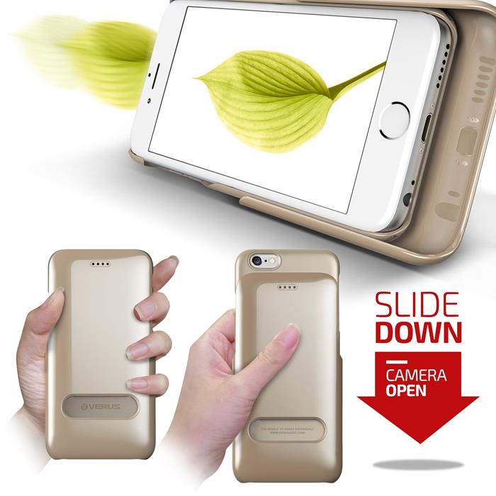 VERUS Verus Slim Slide Skal till Apple iPhone 6 / 6S - Gold
